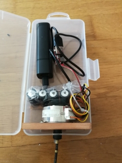 Verbaute Elektronik in der Box